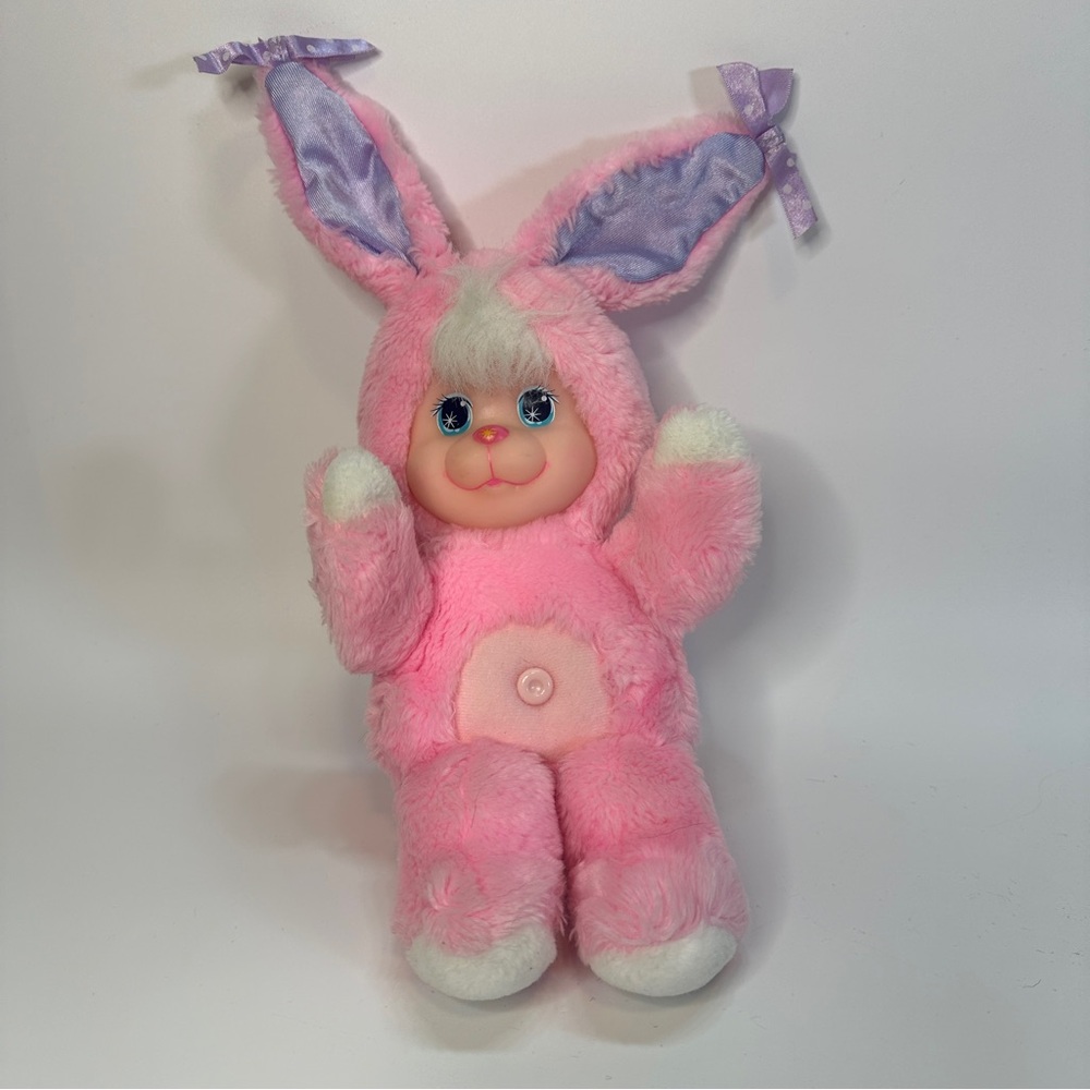 Vintage Mattel Magic Nursery Pet Bunny Rabbit Plush Toy 1990